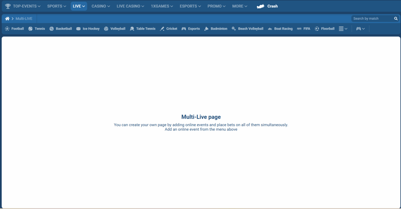 1xbet live streaming